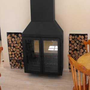 Custom fireplace